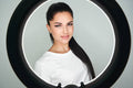 Adjustable LED Ring Light Stand for Beauty Studios